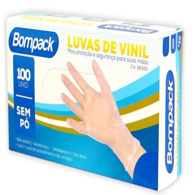 luva vinil sem pó
